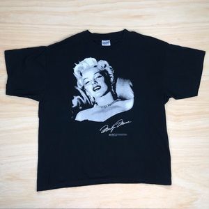 1997 Marilyn Monroe Big Print T Shirt Size XL